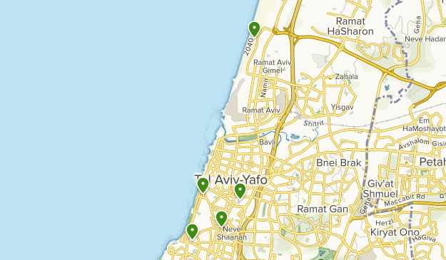 Tel Aviv, Israel Map