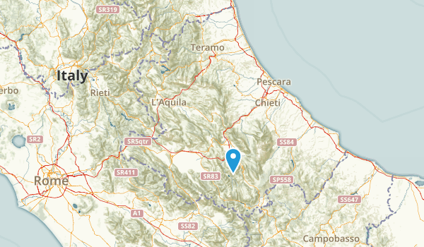 AQ, Italy Map