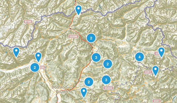 Bolzano/Bozen, Italy Map