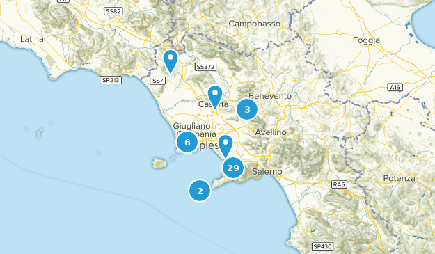 Campania, Italy Map
