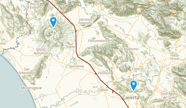 Caserta, Italy Map
