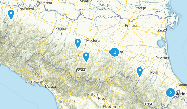 Emilia-Romagna, Italy Map