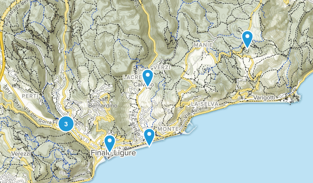 Liguria, Italy Map