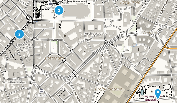 Milano, Italy Map