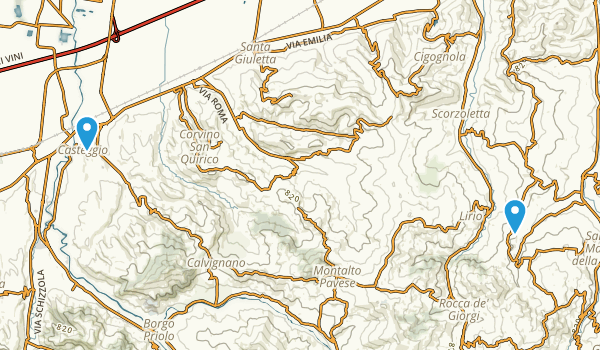 Pavia, Italy Map