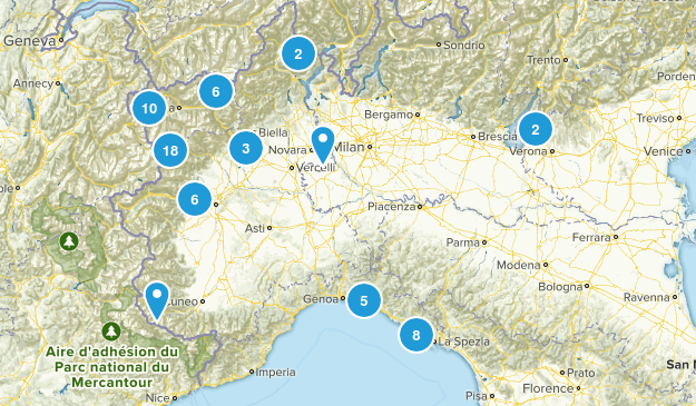 Piedmont, Italy Map