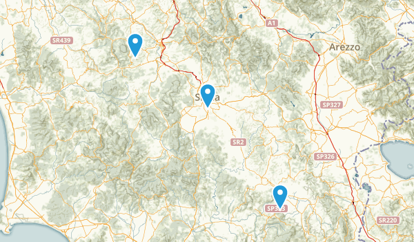 Siena, Italy Map