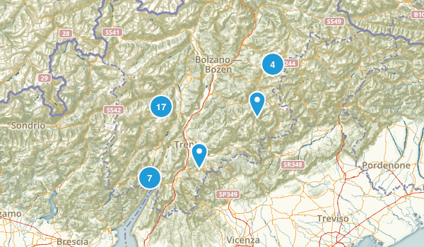 Trento, Italy Map