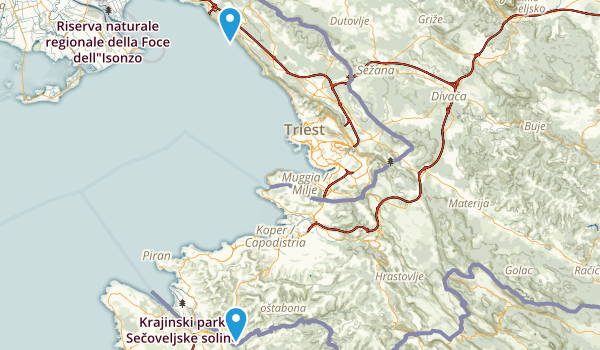 Trieste, Italy Map