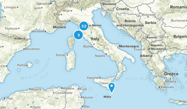 Tuscany, Italy Map