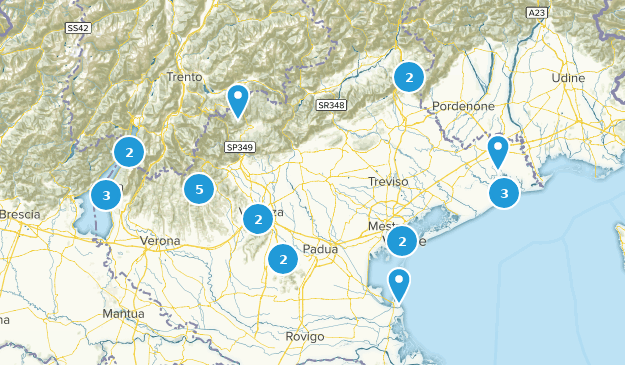 Veneto, Italy Map