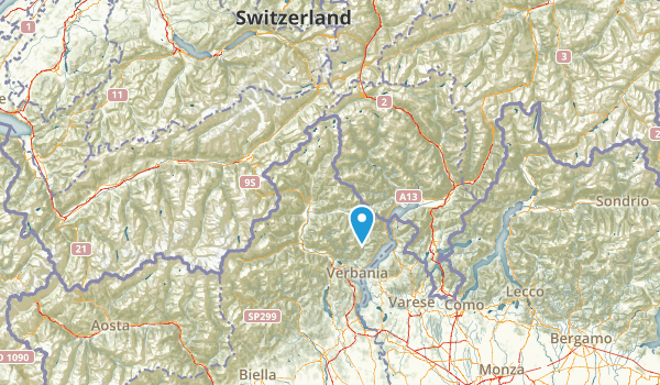 Verbano-Cusio-Ossola, Italy Map