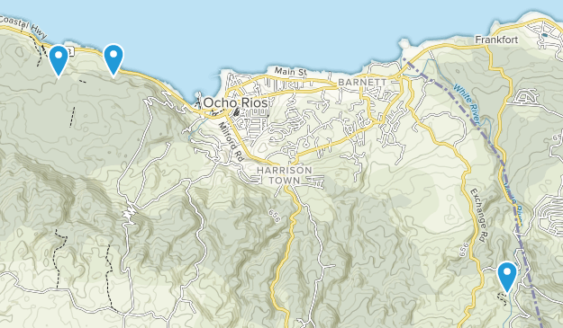 Saint Ann, Jamaika Map