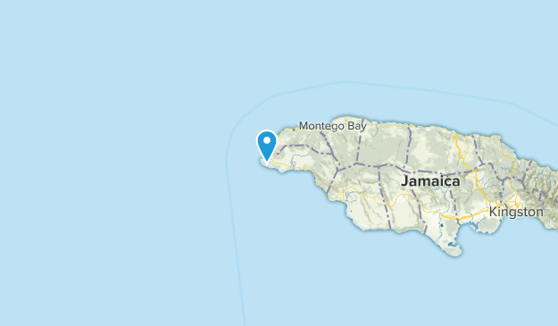 Westmoreland, Jamaika Map