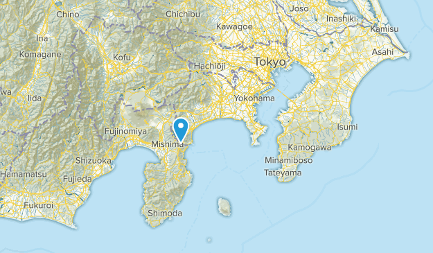 神奈川県, Japan Map
