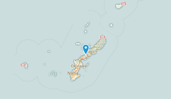 沖縄県, Japan Map