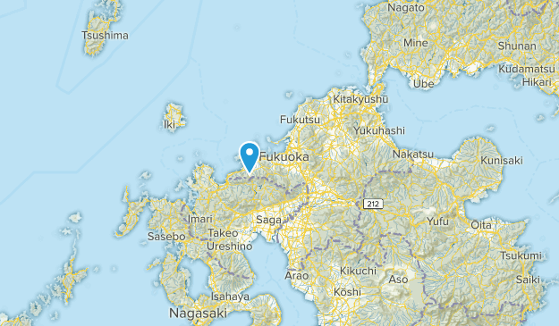 Fukuoka, Japan Map