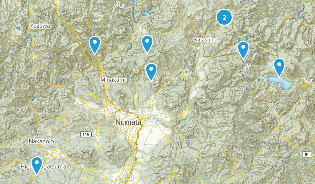 Gunma, Japon Map