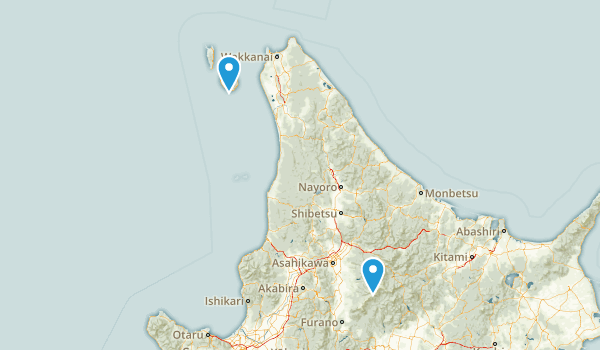 Hokkaido, Japan Map