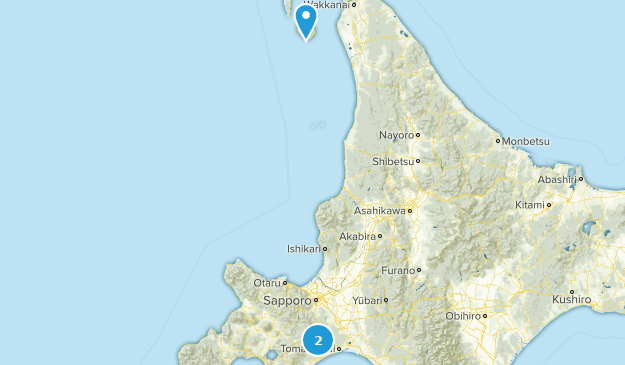 Hokkaido, Japan Map