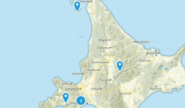 Hokkaido, Japon Map