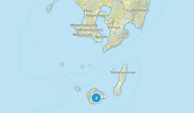 Kagoshima, Japan Map
