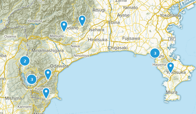 Kanagawa, Japan Map