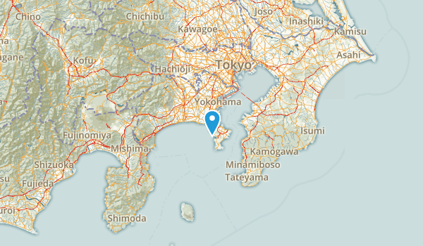 Kanagawa Prefecture, Japan Map