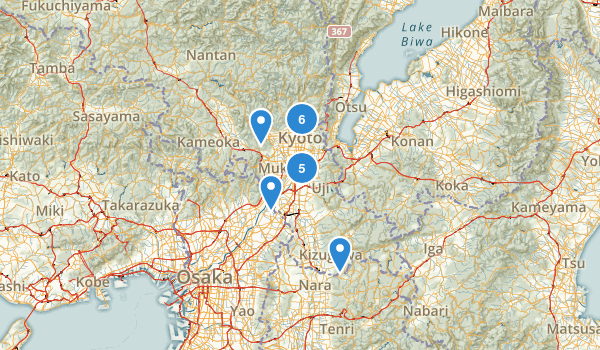 Kyoto, Japan Map