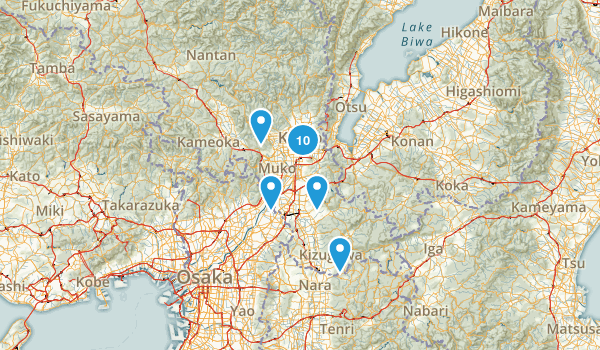 Kyoto, Japan Map