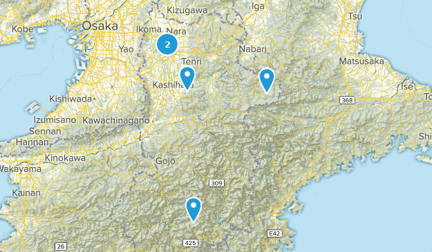 Nara, Japan Map