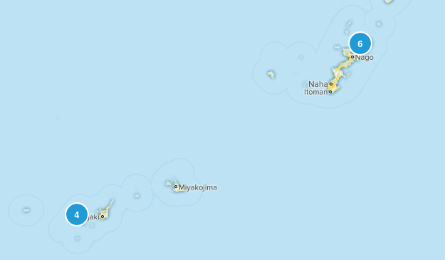 Okinawa, Japan Map