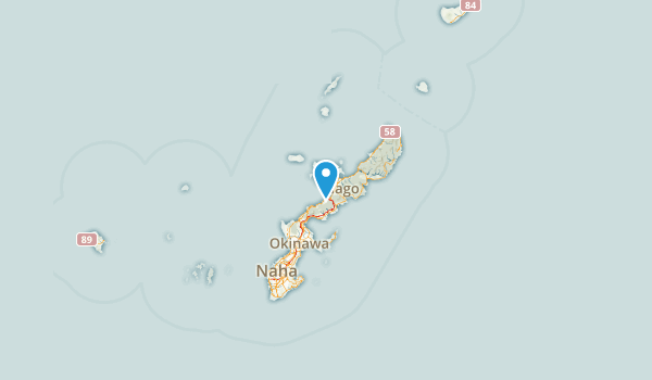 Okinawa Prefecture, Japan Map