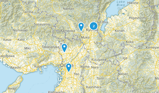 Osaka, Japan Map