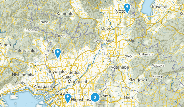 Osaka, Japon Map