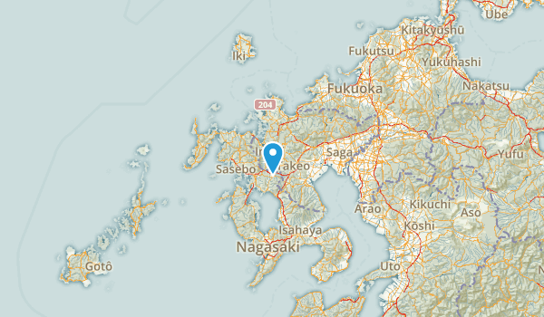 Saga, Japan Map