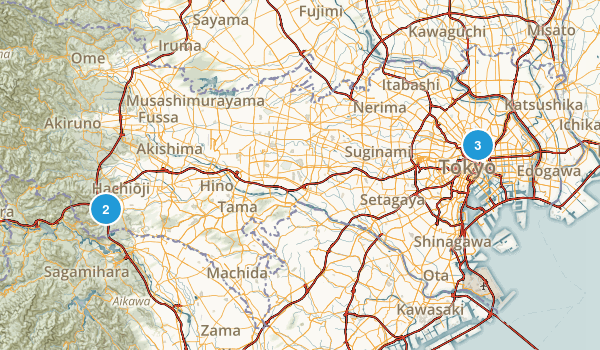 Tokyo, Japan Map