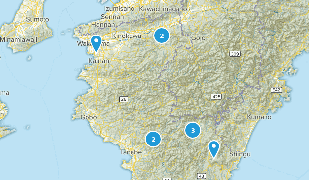 Wakayama, Japan Map