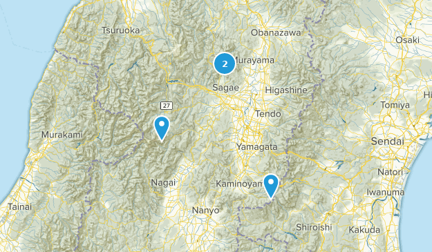 Yamagata, Japan Map