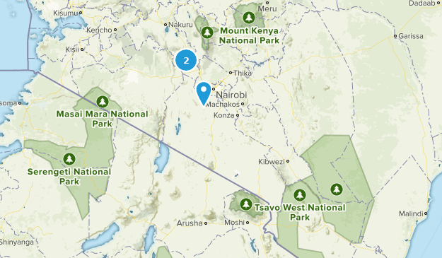 Rift Valley, Kenia Map