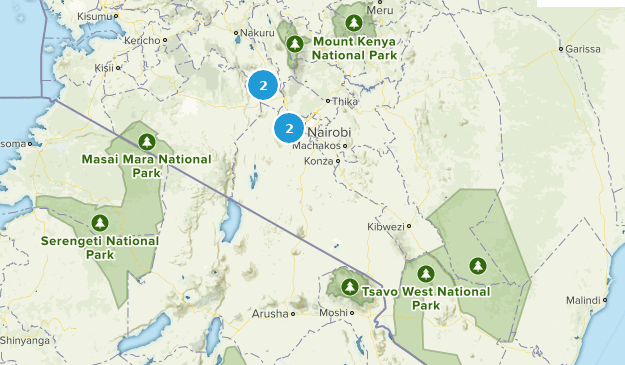 Rift Valley, Kenya Map