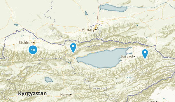 Chuy, Kyrgyzstan Map