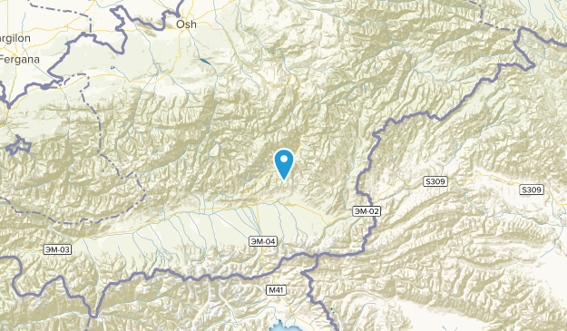 Osh, Kyrgyzstan Map