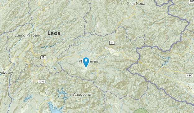 Province de Xieng Khouang, Laos Map