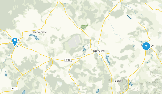 Aizputes novads, Latvia Map