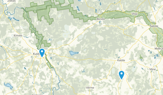 Kuldigas novads, Latvia Map