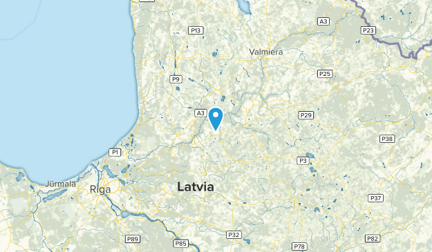 Ligatnes novads, Latvia Map
