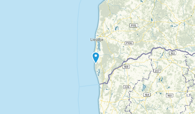 Nicas novads, Latvia Map