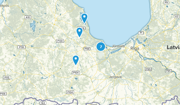 Semigallia, Latvia Map