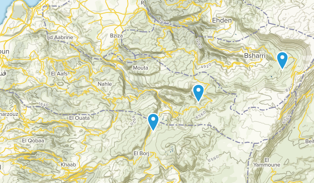 Gouvernorat du Nord, Liban Map